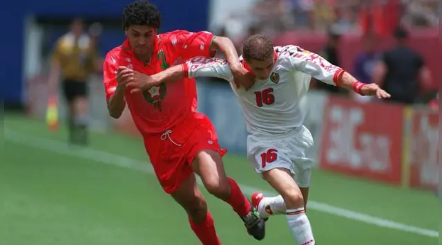 Marruecos contra Bélgica en el Mundial Estados Unidos 1994. Marruecos contra Bélgica en el Mundial Estados Unidos 1994.