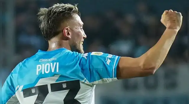 Gonzalo Piovi es uno de los titulares de Racing Club.