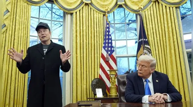 Trump y Musk.