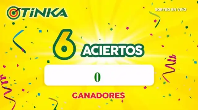 La Tinka no tuvo ganadores.   