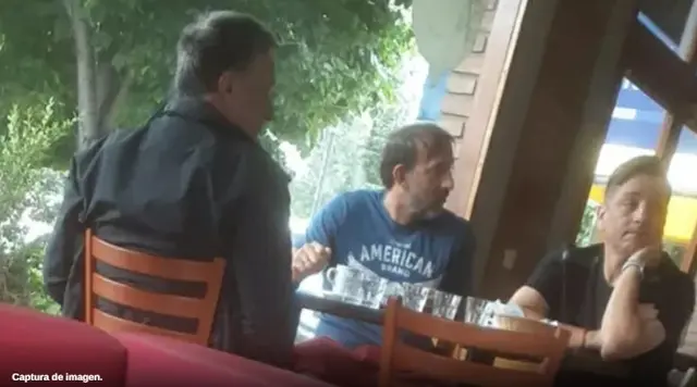  Presidente de Newell's junto a Pepi Zapata y Damián Manso.   