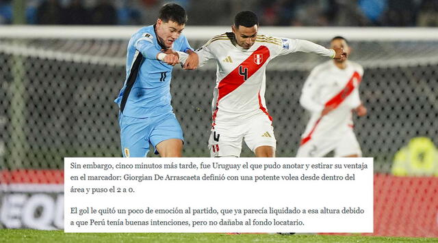 Perú vs Uruguay