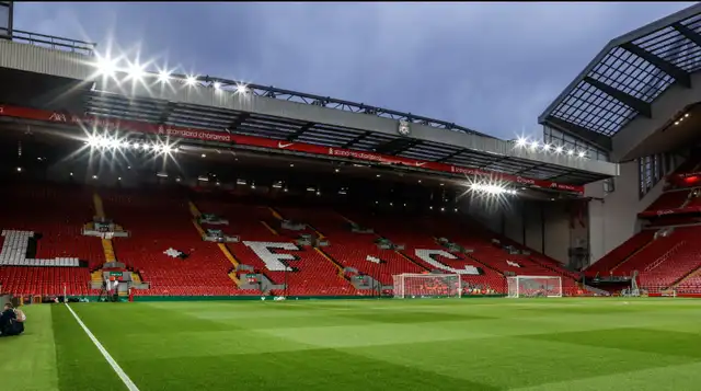 Así luce el estadio de Anfield