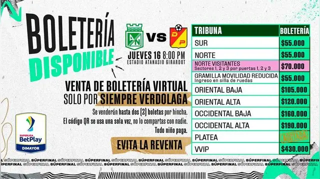 Atlético Nacional vs Pereira