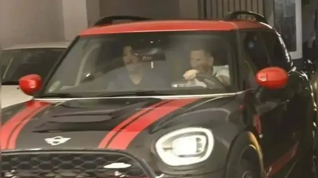 Lionel Messi con su Mini Cooper   