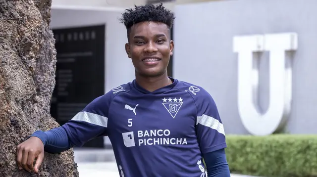 Óscar Zambrano, el jugador más caro en la plantilla de Liga de Quito.   