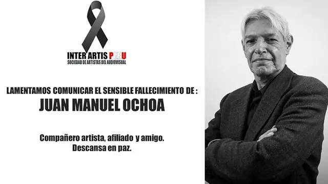 Falleció actor Juan Manuel Ochoa tras perder su batalla contra el cáncer / Foto: Facebook   
