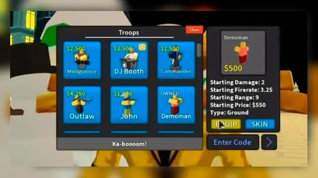 tower defense simulator promocodes agosto 2021