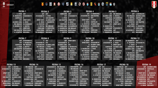 Fixture Liga 1   