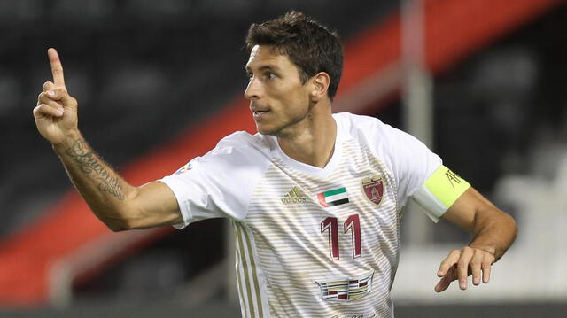 Lucas Tagliabué delantero de Emiratos Árabes Unidos