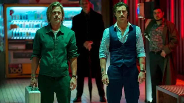  Brad Pitt y Aaron Taylor-Johnson