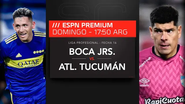 Boca Juniors vs Atlético Tucumán Boca Juniors vs Atlético Tucumán