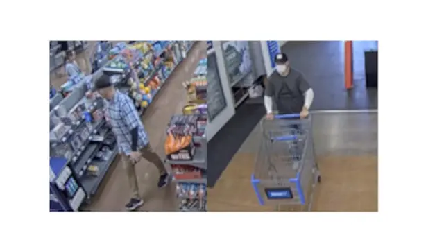 <em> En este Walmart de Carson City, se busca a dos sospechosos de robar un televisor. / Foto: 8 abc</em>   