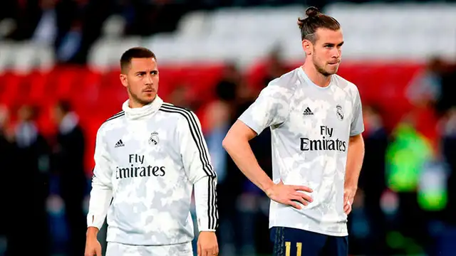 Eden Hazard y Gareth Bale, los más pagados del Real Madrid.   