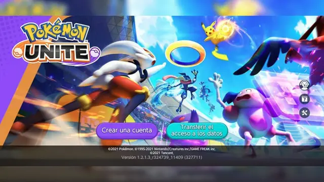 pokemon unite compartir datos nintendo switch movil smartphone