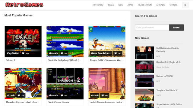 Conoce 3 emuladores online de consolas retro
