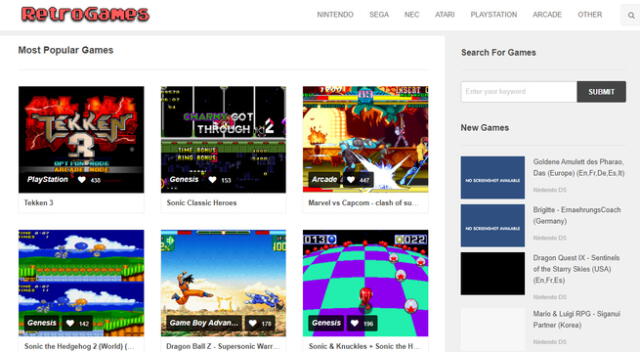 Conoce 3 emuladores online de consolas retro