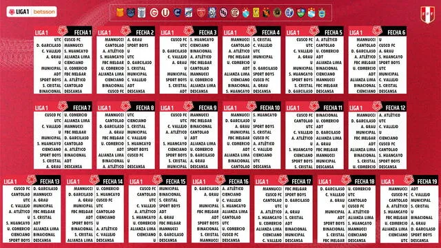Fixture Liga 1 2023