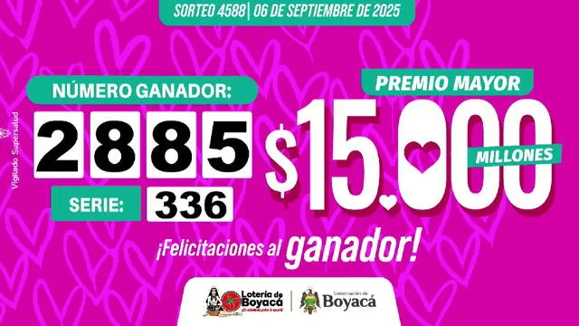 resultado loteria de boyaca