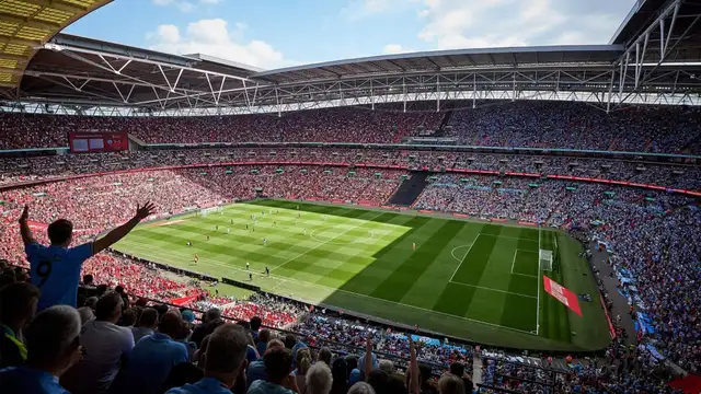 Así luce el estadio de Wembley Stadium
