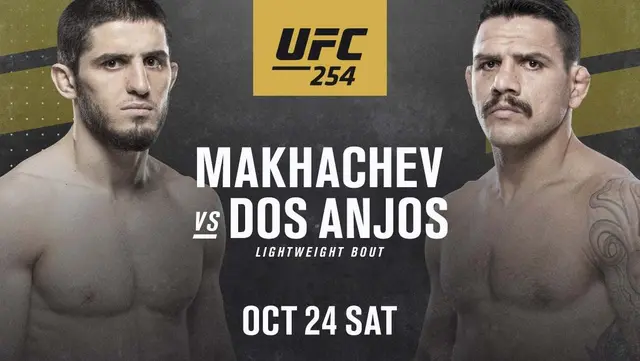 UFC 267, Makhachev vs Dos Anjos