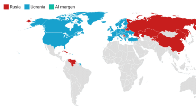 ¿Qué países apoyan a cada bando y cuáles están al margen?   