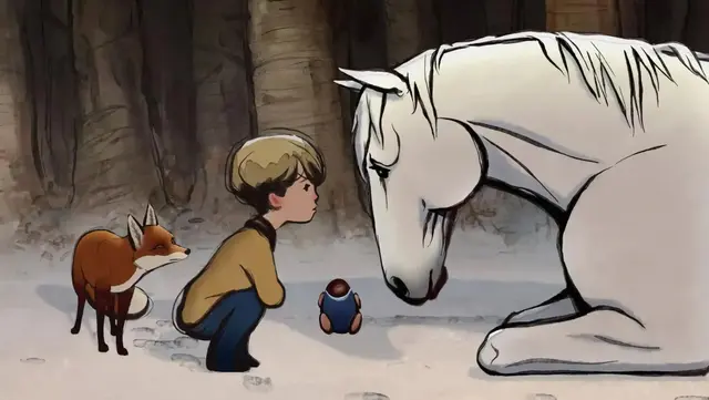 The boy, the mole, the fox and the horse