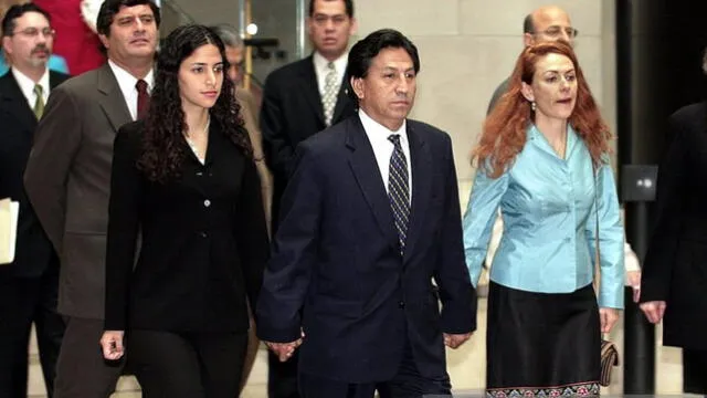  Chantal Nathalie junto a sus padres Alejandro Toledo y Eliane Karp.   