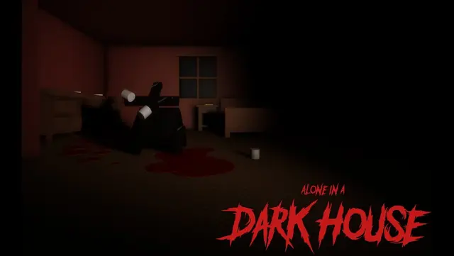 Alone in a dark house