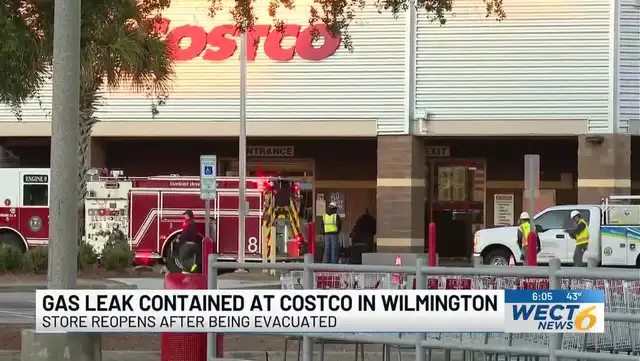 Fuga de gas en Costco