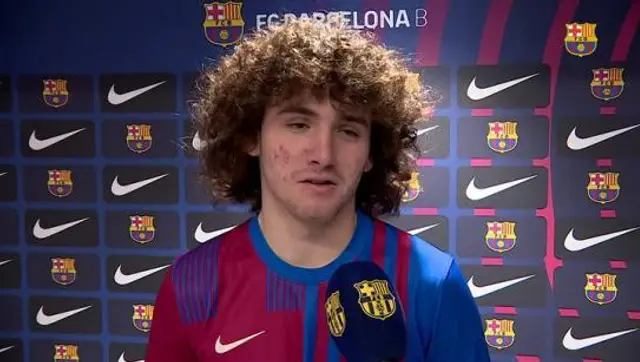 Fabio Blanco, extremo del Barcelona B.   