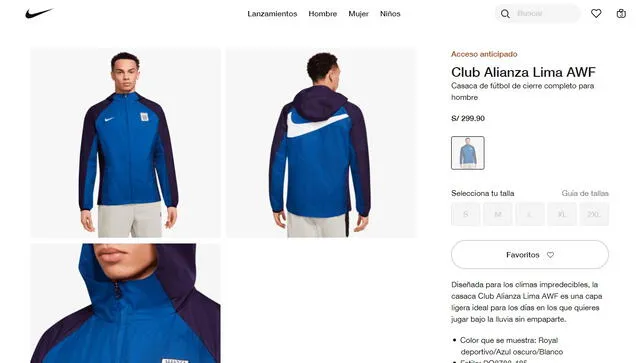 Alianza Lima casaca Nike