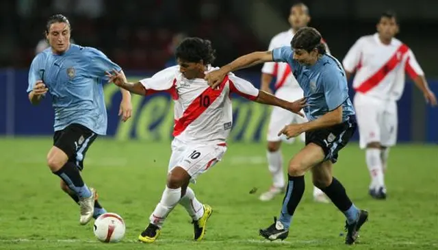 Juan Carlos Mariño en la Copa América 2007 con Perú.   