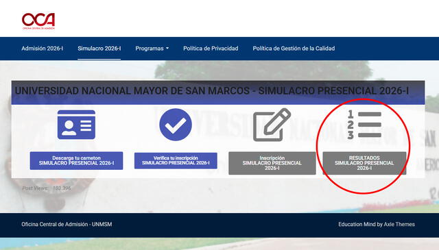 Resultados Simulacro UNMSM Resultados Simulacro UNMSM