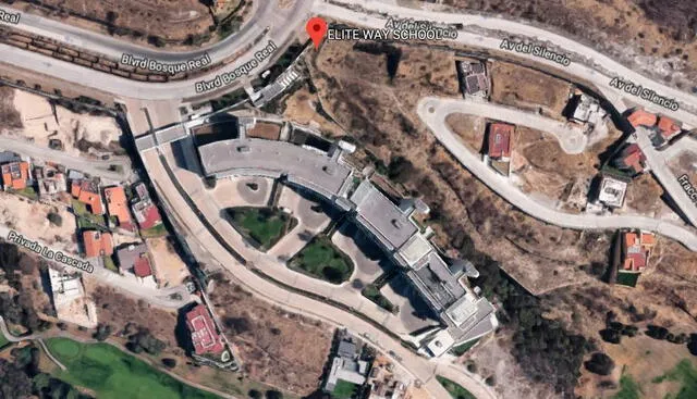 Googgle Map, escuela de RBD, Escuela rebelde