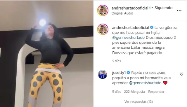 Andrés Hurtado Instagram 