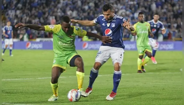 Millonarios vs. Jaguares de Córdoba.