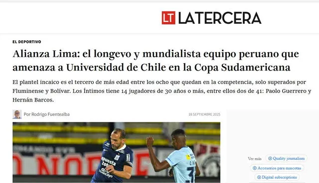 Alianza Lima vs U de Chile