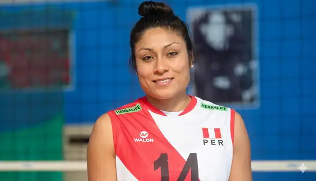 Alexandra Machado en la selección peruana de vóley