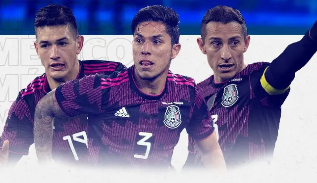 Jugadores de la selección de México