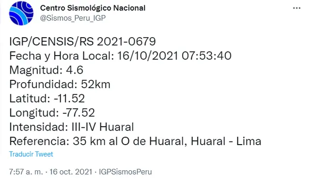sismo en Lima sismo en Lima