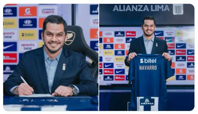 Franco Navarro Mandayo fue presentado en el club blanquiazul | Foto: Alianza Lima    