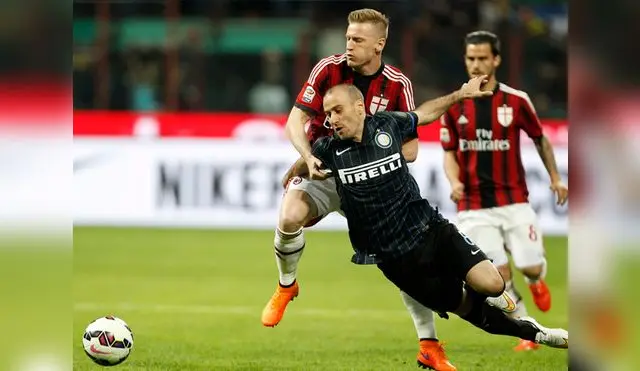 Inter Milan vs. AC Milan: Palacio fue el más peligroso de los "neroazzurros"