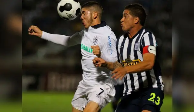 Santiago Silva y Walter Ibáñez en el Alianza Lima vs. San Martín por la final del Torneo del Inca 2014.