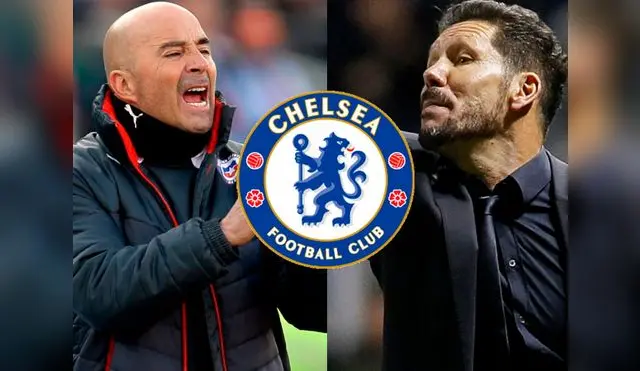 Jorge Sampaoli y Diego Simeone pretendidos por el Chelsea