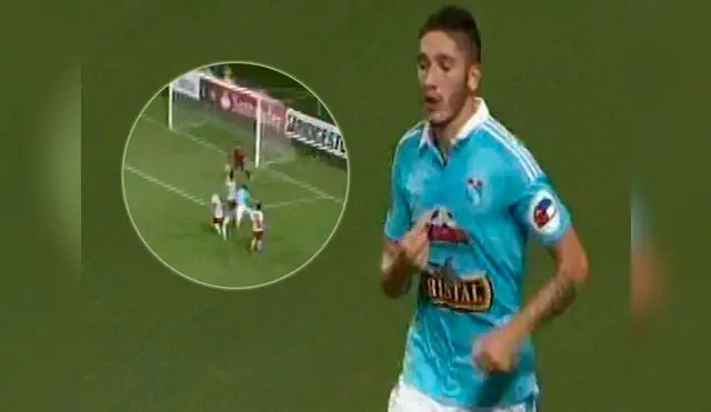 Santiago Silva celebra su conquista a Peñarol.