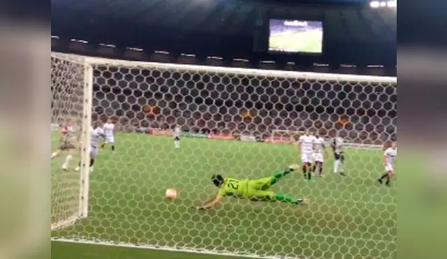 Ferreyra no pudo evitar la caída de su arco antes del minuto de juego 