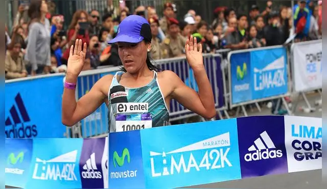 Inés Melchor sacó la cara por el Perú en los 10K. Es la reina de esa carrera.