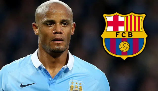 Vincent Kompany es el capitán del Manchester City. Barcelona lo sedujo, pero nunca se concretó el interés. 