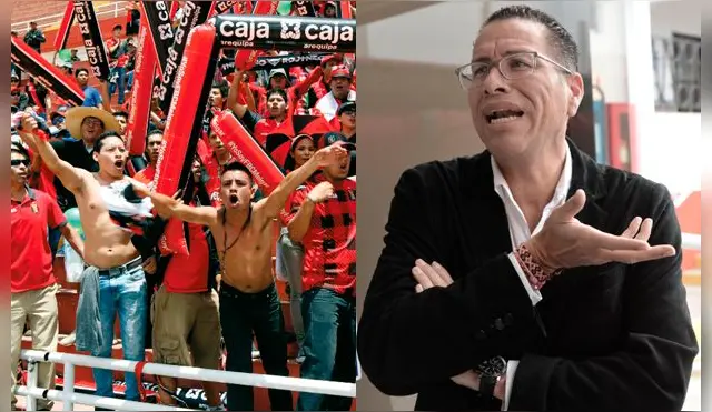 Un hincha de Melgar le dio con palo a Phillip Butters en su programa radial.